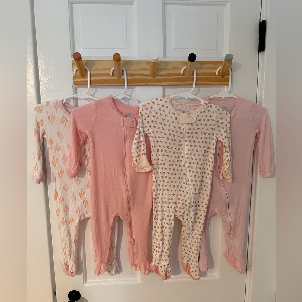 Cloud Island Baby girls Modal Blend Sleep and Play (pink 3-6 months)